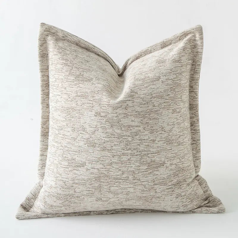 Oat Color Sofa Cushion Cover for Living Room