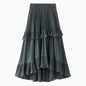 Summer A-Line Pleated Half-Length Skirt for Women