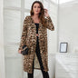Women's Knitted Printed Fashion Coat