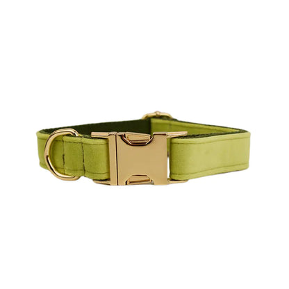 Velvet Fabric Dog Pet Collar