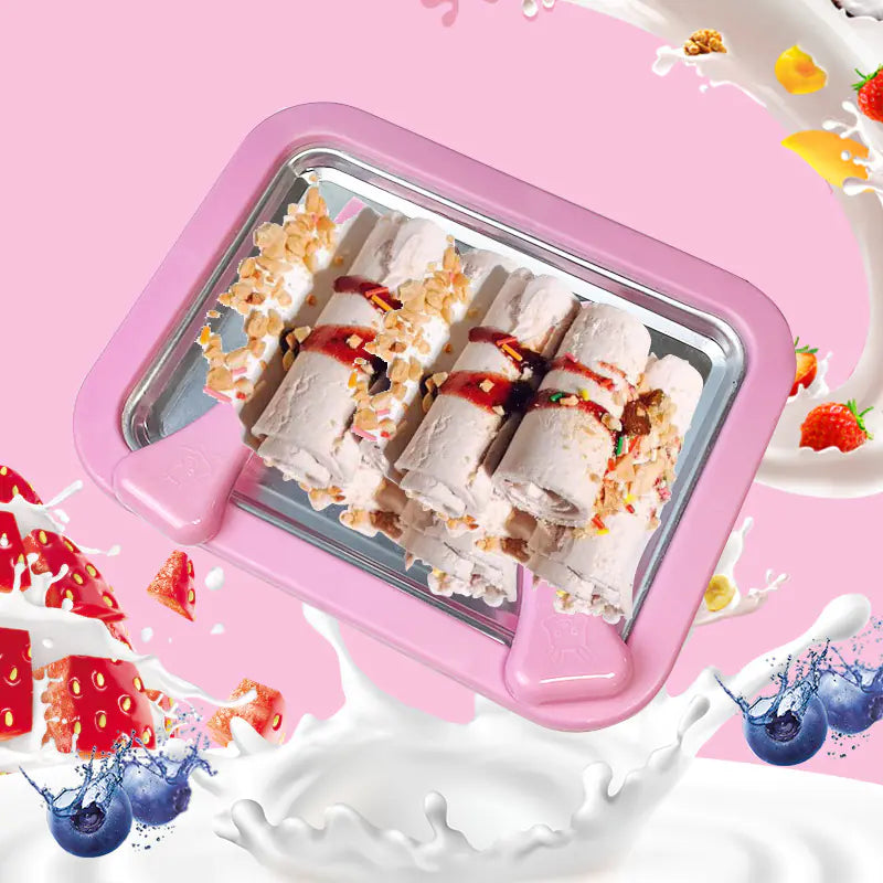Mini Stainless Steel Ice Cream Maker for Home Use