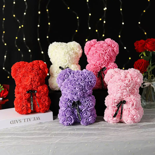 Everlasting Rose Bear Gift