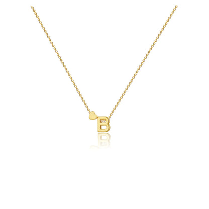 Initial Necklaces for Women Dainty 14K Gold Plated Letter B Initial Pendant Necklace Simple Gold Initial Necklaces Jewelry Gifts for Women Valentines Gifts