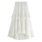 Summer A-Line Pleated Half-Length Skirt for Women
